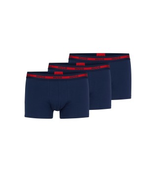 3er-Pack Drilling Planet navy Boxershorts