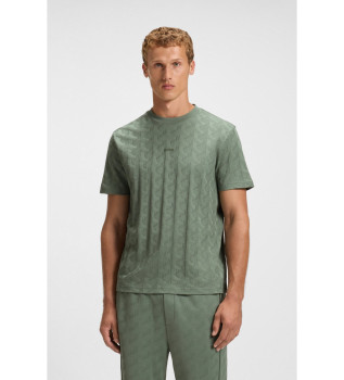 Maglietta con opera d'arte Green Mirror