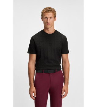 Spiegel Artwork T-shirt zwart