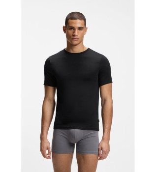 Lot de 3 T-shirts noirs en bambou