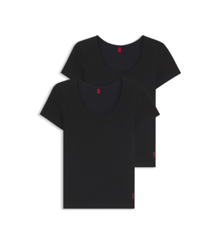 Set 2 Camisetas Twin negro