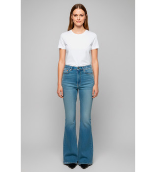 Vaqueros de pernera ancha azul