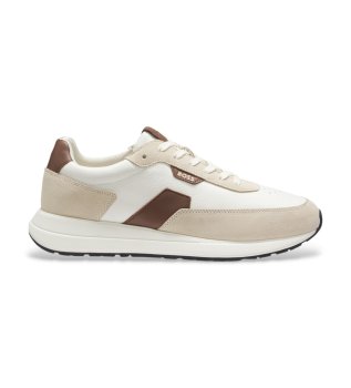 Vinston Runn-skor i läder, beige