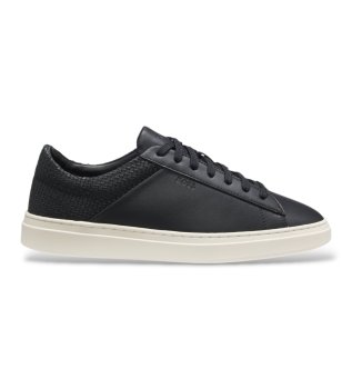 Kieran Tenn black leather sneakers