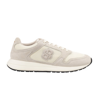 Vinston beige leather trainers