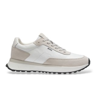 Sneaker in pelle Jonah Runn bianco, beige