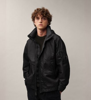 Veste réversible double face noire