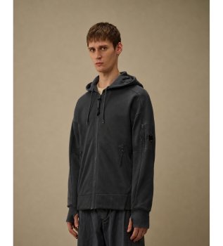 Sudadera Lens Zip negro