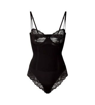 Body shapewear - Sensual Stretch Lace preto