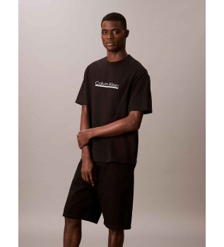 T-shirt 30'erne Outline sort