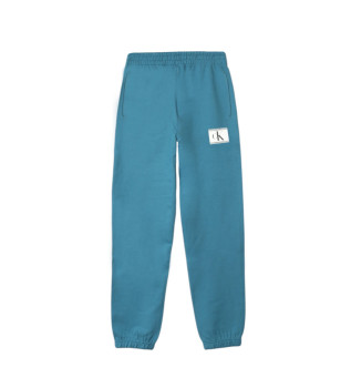 350 Terry Jogger Turquoise niebieski
