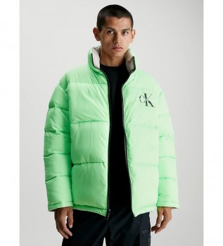 Reversible Down Jacket 90'S green, grey