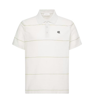 Polo Cross Grain hvid