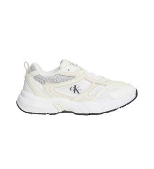 Comprare Calvin Klein Jeans Sneaker Retro Tennis in pelle bianca