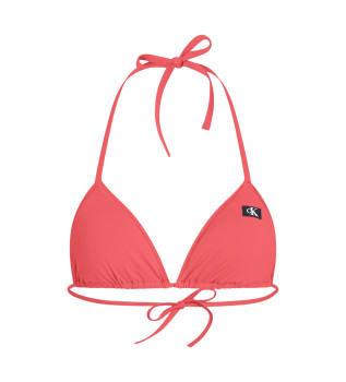 Roze driehoekig bikinitopje