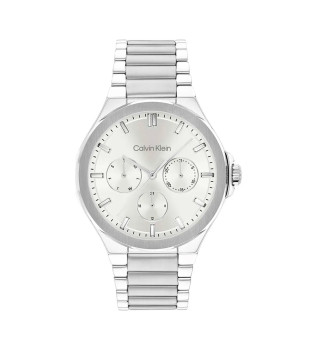 Relgio multifunes prateado