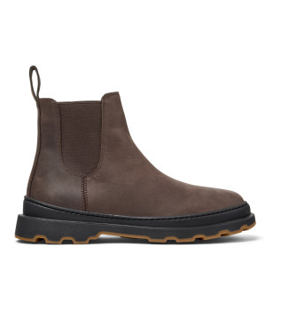 Bottines en cuir Brutus marron