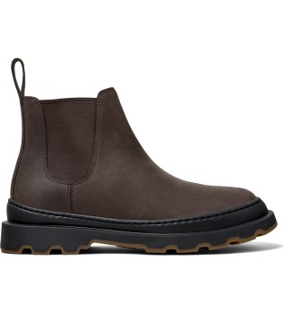 Brutus brown leather ankle boots