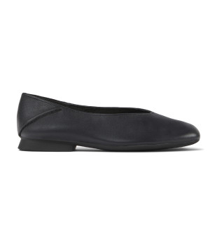 Ballerines en cuir Casi Myra noir