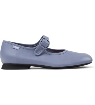 Sabrinas de couro Casi Myra azul