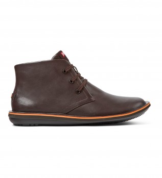 Botines de Piel Beetle marrón
