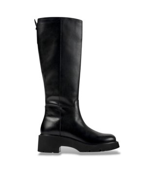 Botas de pele Milah preto