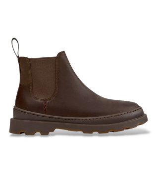 Brutus+ brown leather ankle boots