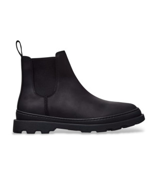 Bottines en cuir Brutus + black