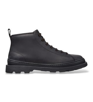 Brutus+ leather ankle boots black