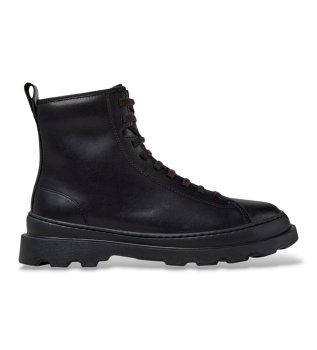 Lederstiefeletten Brutus+ schwarz