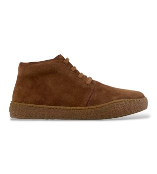 Peu Terreno brown leather ankle boots