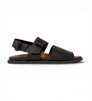 Lluc Leather Sandals preto