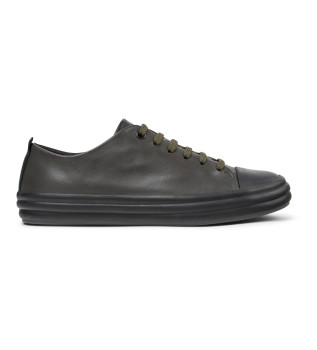 Hoops Leder Sneakers schwarz