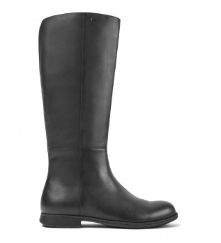 Mil Lederstiefel schwarz