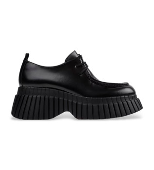 Mocasines de piel Pixi BCN negro