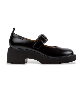 Milah Leather Ballerinas black