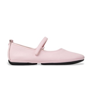 Leather Ballerinas Right Nina pink
