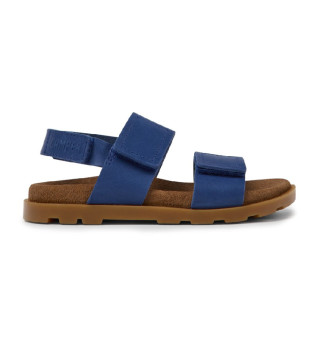 Buy Camper Brutus blue leather sandals