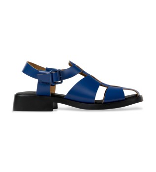 Dana Leather Sandals navy