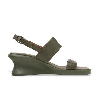 Sandales en cuir Louise green