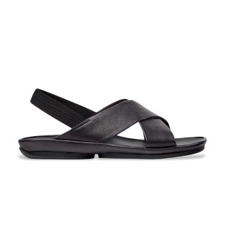 Leather Sandals Right Isla black