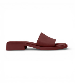 Dana bordeaux leren sandalen