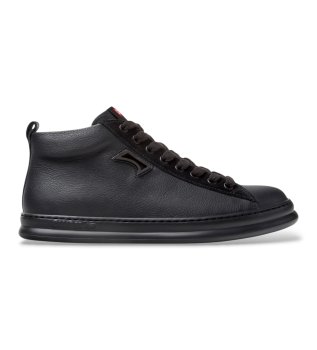 Sneaker stivaletto in pelle Peu Touring nere
