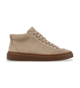Buty typu botki damskie ze skóry Runner Twentyfive beżowe