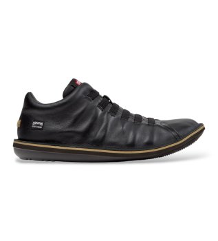 Sneaker aus Leder Beetle schwarz