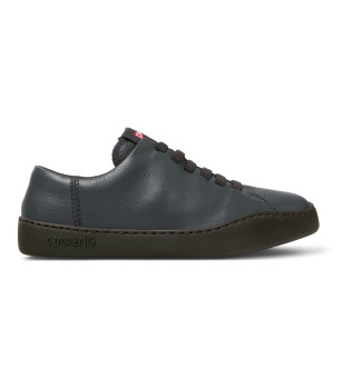 Zapatillas de Piel Peu Touring gris oscuro