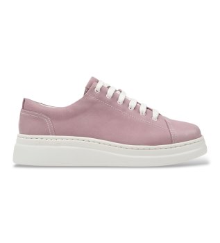 Sapatilhas de pele Runner Up rosa