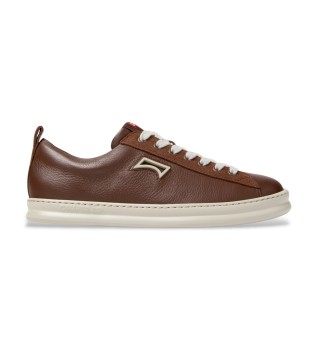 Leather Sneakers Runner Four brown
