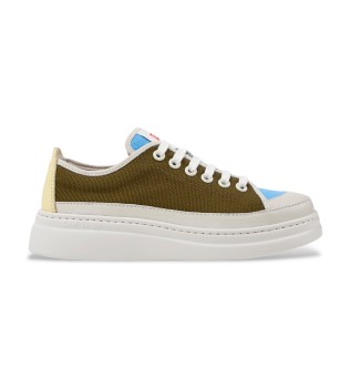 Sneakers in pelle TWS, blu, verde