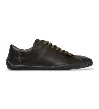 Groen leren Peu Path+ sneakers
